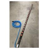 Middle Atlantic PDT-2020C-RN Thin Profile 20-Outlet Power Distribution Strip (20 Amp) with 9
