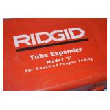 RIDGED Single-Stage Model S Tube Expander Set with Case