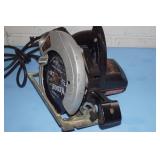 Vintage JC Penney 2.25 Horsepower Handheld Circular Saw / Skillsaw-Type Corded Saw