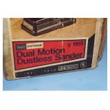 Vintage Sears Craftsman Dual-Motion Dustless Sander - Model 9 1165 - in Original Box!