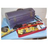 Toolbox Tool Box with LOTS of Miscellaneous Tools
