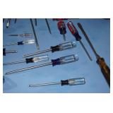 Craftsman Phillips / Philips Head and Standard Screwdriver LOT with Soft-Sided Case