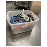 Large LOT of Miscellaneous Length & Color AC Power Extension Cables / Cords