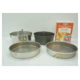 Round Cake Pans, Angel Food Cake Pans, Stay Fresh Pancake Mix Container