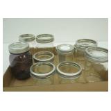Canning Jars with Rings. 1 Amethyst Purple Jar