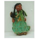 Vintage Mid Century Mexican Folk Art Doll