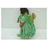 Vintage Mid Century Mexican Folk Art Doll