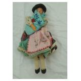 Vintage Folk Art Doll