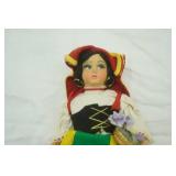 Vintage 1950s Magis Roma Italian Souvenir Doll. Folk Art Doll