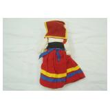 Vintage 1950s Magis Roma Italian Souvenir Doll. Folk Art Doll