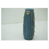 Antique Weller Pottery "Blue Drapery" Vase. 1915. 8" tall