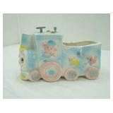 Vintage Ceramic Music Box Planters. Rubens Originals.