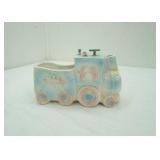 Vintage Ceramic Music Box Planters. Rubens Originals.