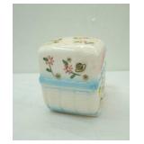 Vintage Ceramic Music Box Planters. Rubens Originals.