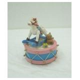 Vintage Ceramic Music Box Planters. Rubens Originals.