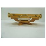 Vintage Karoff 3-Tier Expandable Wooden Buffet Serving Tray
