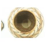 African hand woven Zulu basket