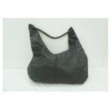 Halston Heritage Black Leather Shoulder Bag