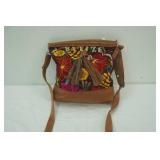 Floral Hand Embroidered Crossbody Bag. Belize