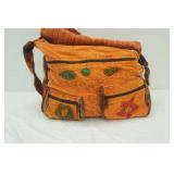 Earth DIvas Corduroy Patchwork Boho Crossbody Bag