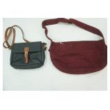 Leather Mode Purse black leather Purse; Susan Lanci Luxe Suede Cuddle Carrier