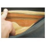 Leather Mode Purse black leather Purse; Susan Lanci Luxe Suede Cuddle Carrier