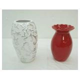 Ceramic Vases 8" & 10" tall