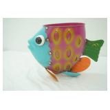 Metal Art Fish Planter / Metal Art Sculpture