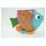 Metal Art Fish Planter / Metal Art Sculpture