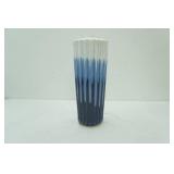 15.25" Blue Glaze Pottery Vase