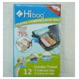 NEW Travel Compression Bags. 12ct