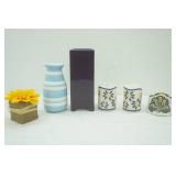 Artbona Gaudi inspired numbered ceramic Holder and other decor