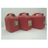 3ct 5 Gallon Gas Cans