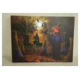 Halloween Canvas Print. Lights & Sound