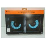 2 Piece Lighted Blue Eyes. Halloween Decor