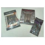 NEW Halloween Decor. Wall Decorating Kit, Doorway Curtain, Table Cover