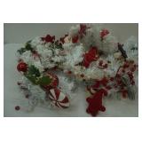 Holiday Lighted White Garland
