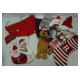 Christmas Stockings, Santa Gift Sacks, Bell Bracelets, Headband, Santa Hats