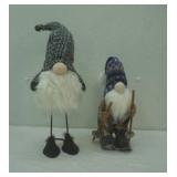 Gnome Figurines. Winter Themed, Skiing, Bobble
