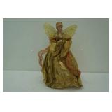 Golden Angel Tree Topper 16.5" tall