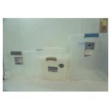 3 Large Totes (1 with lid), 1 Smaller Storage Container with Lid