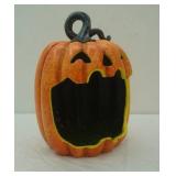 Jack-O-Lantern Decor Container 14" tall