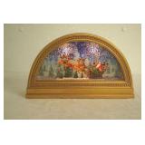 Mantlepiece Snowglobe (lighted)