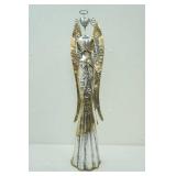 vintage style decorative metal angel figurine 25" tall