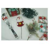 Christmas Ornaments, Gift Card Boxes, LED Lights, Over the Door Hook