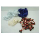 Garland, Tinsel, Bells and Wooden Spool Garland