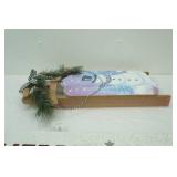 Wooden Christmas Decor. Sled & Merry Christmas