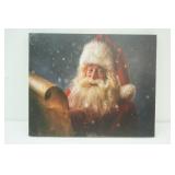 LED Santa Claus Canvas Print
