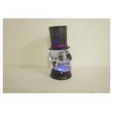 LED Skull Snow Globe 10" tall