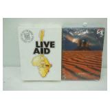 Unopened Led Zeppelin Concert DVD Box Set; Live Aid Concert DVD Set